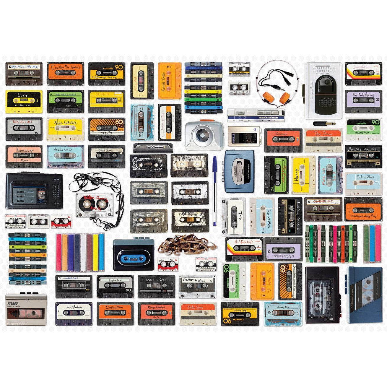 Cassette Player 550 Piece Jigsaw Puzzle in Tin Eurographics