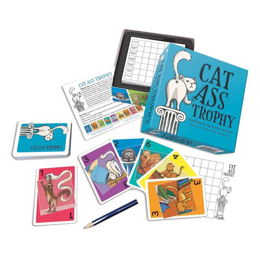Cat Ass Trophy Card Game Outset