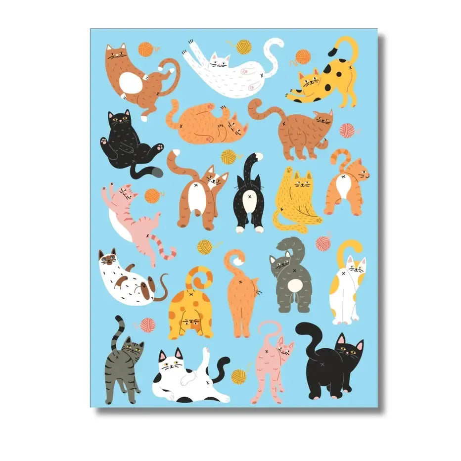 Cat Butts 500 Piece Jigsaw Puzzle Fun Club