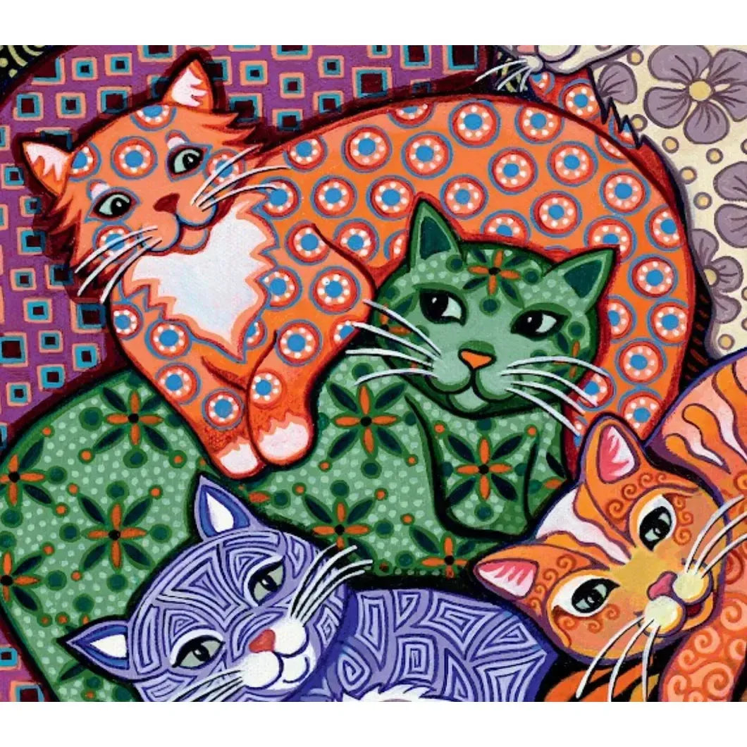 Cat Lady 1000 Piece Premium Jigsaw Puzzle Art & Fable