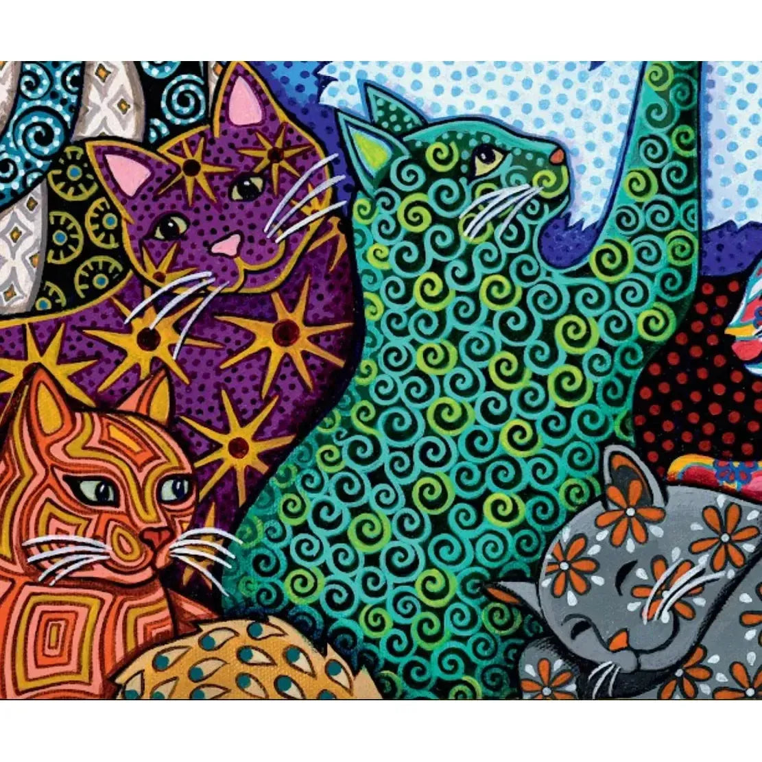 Cat Lady 1000 Piece Premium Jigsaw Puzzle Art & Fable