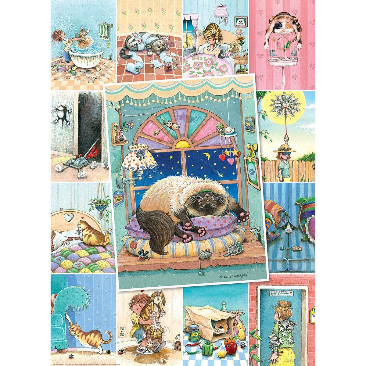 Cat's Life 500 Piece Jigsaw Puzzle Eurographics