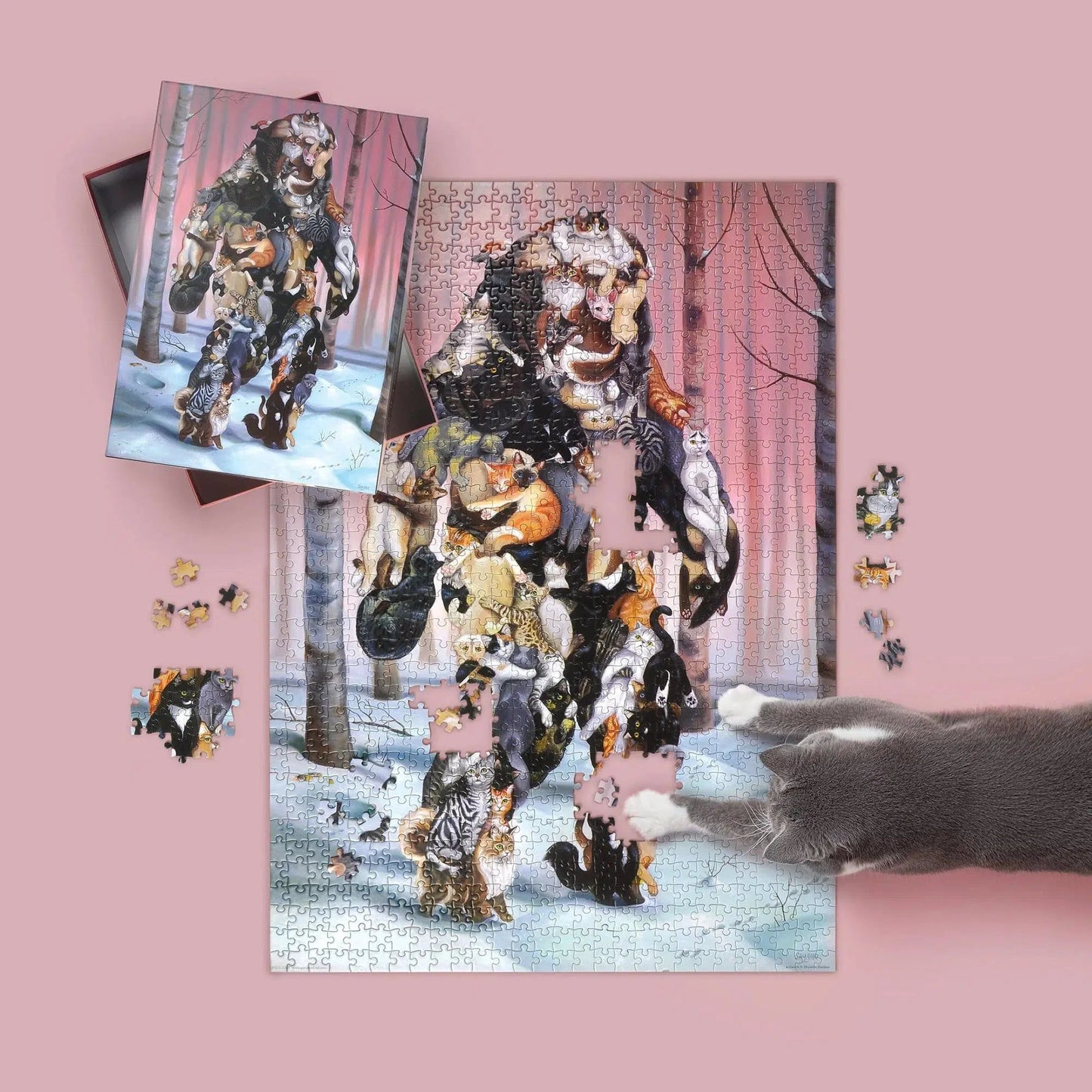 Catsquatch 1000 Piece Jigsaw Puzzle Fred
