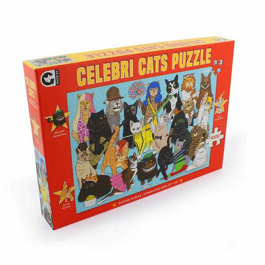 Celebri Cats 1000 Piece Jigsaw Puzzle Ginger Fox