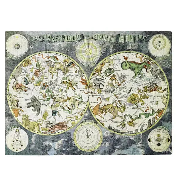 Celestial Planisphere Early Cartography 1000 Piece Jigsaw Puzzle Paperblanks