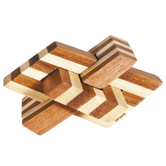 Chain Knot 3D Bamboo Puzzle Fridolin