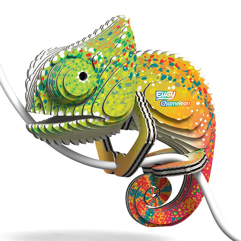 Chameleon 3D Cardboard Model Kit Eugy