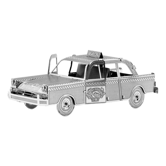 Checker Cab 3D Steel Model Kit Metal Earth