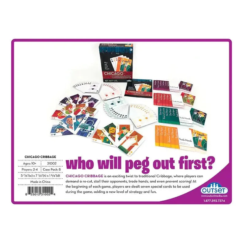 Chicago Cribbage Card Game - Outset