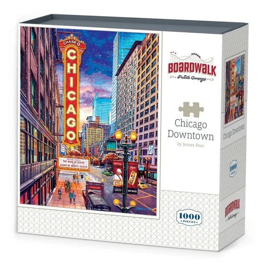 Chicago Downtown 1000 Piece Jigsaw Puzzle Boardwalk