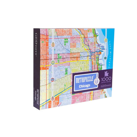Chicago Metropuzzle 1000 Piece Jigsaw Puzzle Geotoys