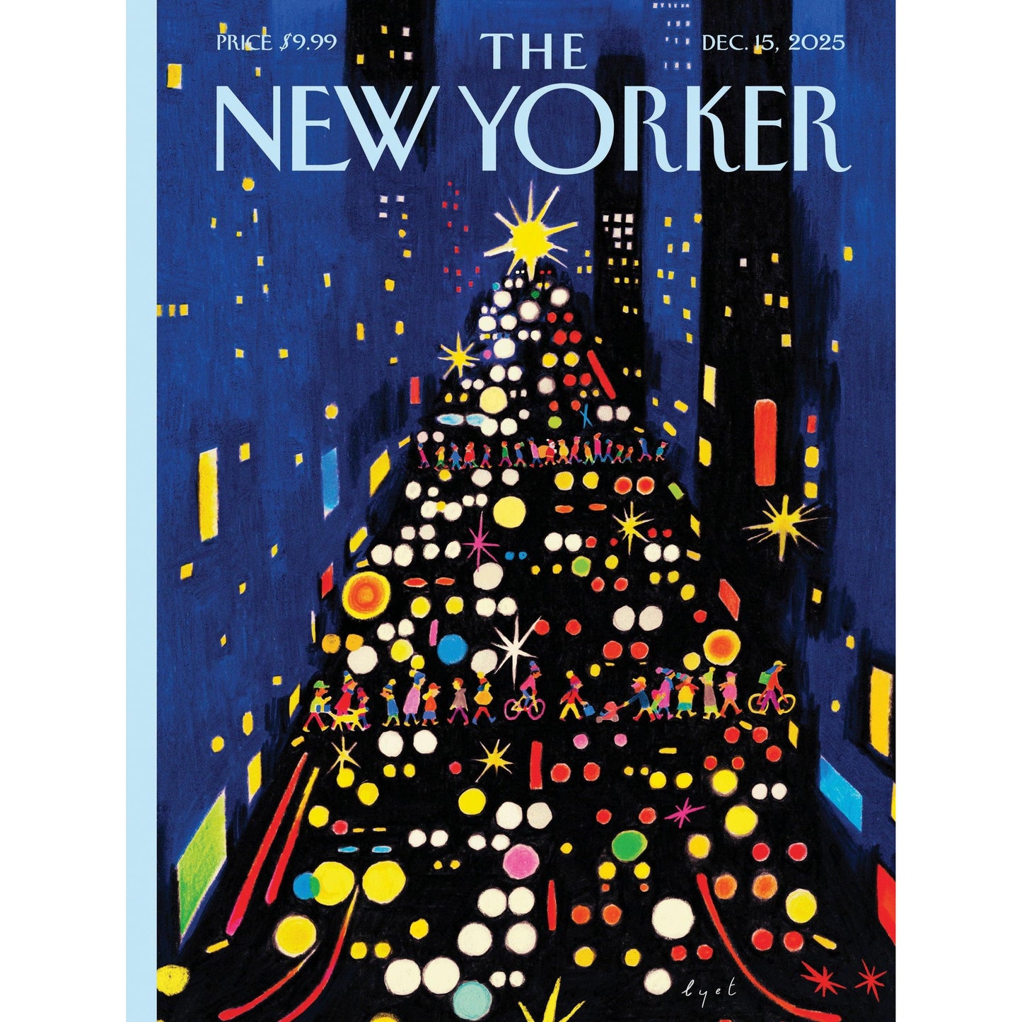 Christmas Avenue The New Yorker 500 Piece Jigsaw Puzzle NYPC