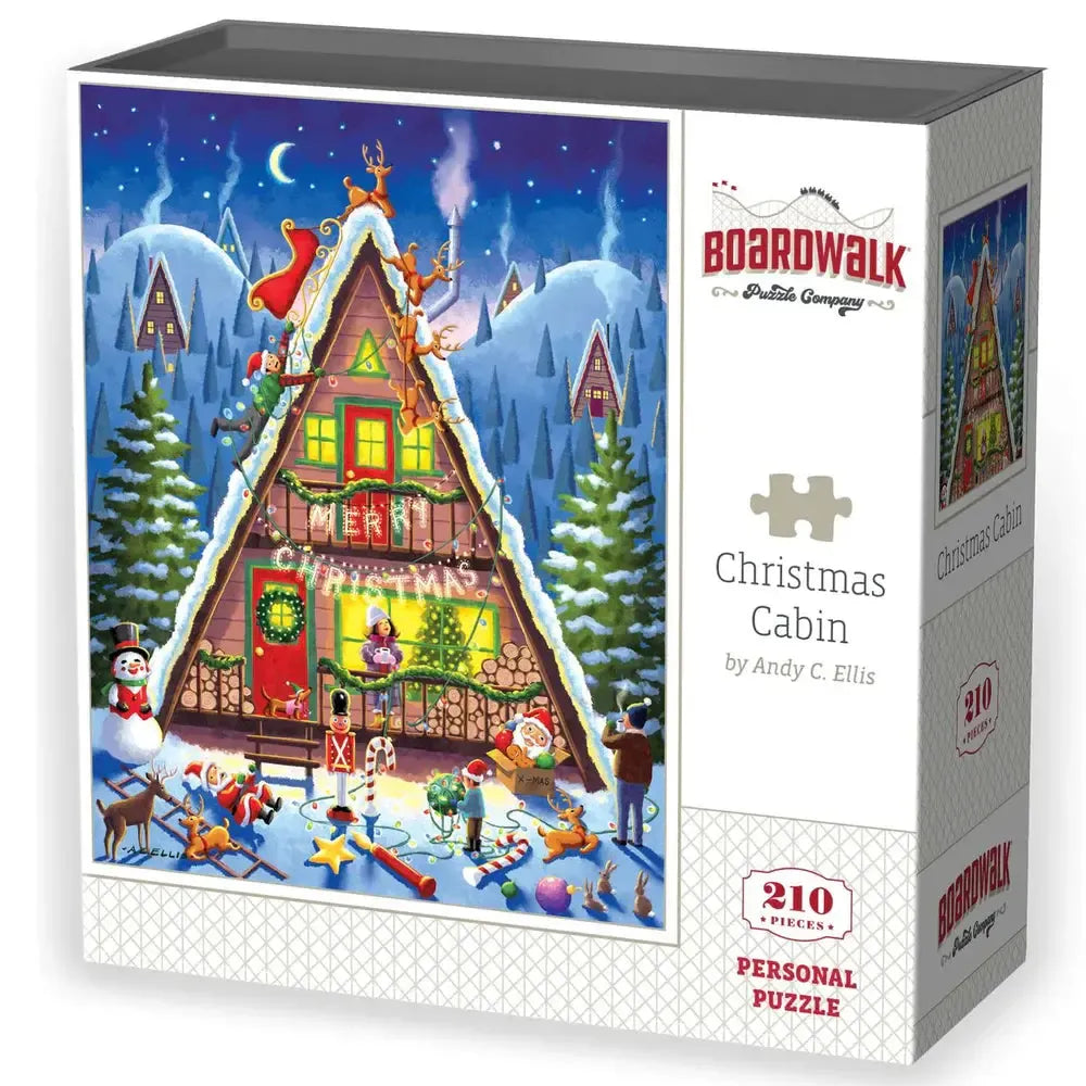 Christmas Cabin 210 Piece Jigsaw Puzzle Boardwalk
