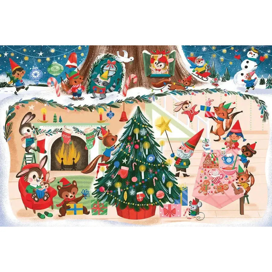 Christmas Cheer 35 Piece Floor Jigsaw Puzzle Cobble Hill