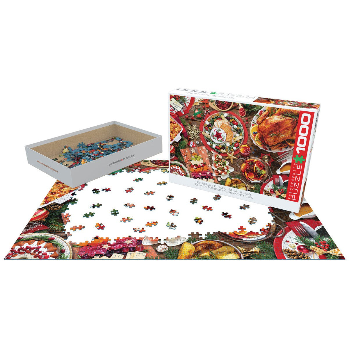 Christmas Dinner 1000 Piece Jigsaw Puzzle Eurographics