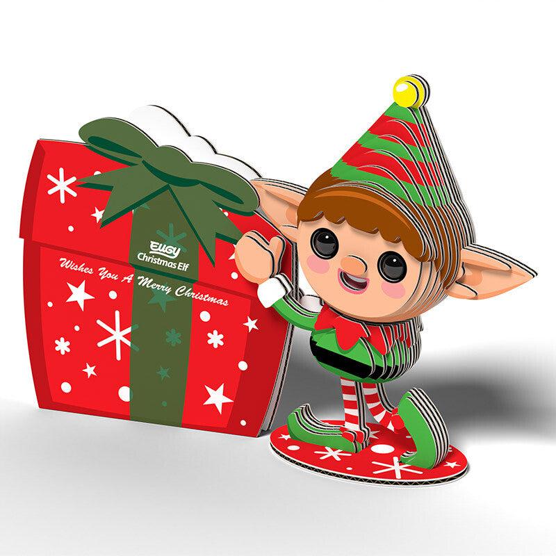 Christmas Elf 3D Cardboard Model Kit Eugy