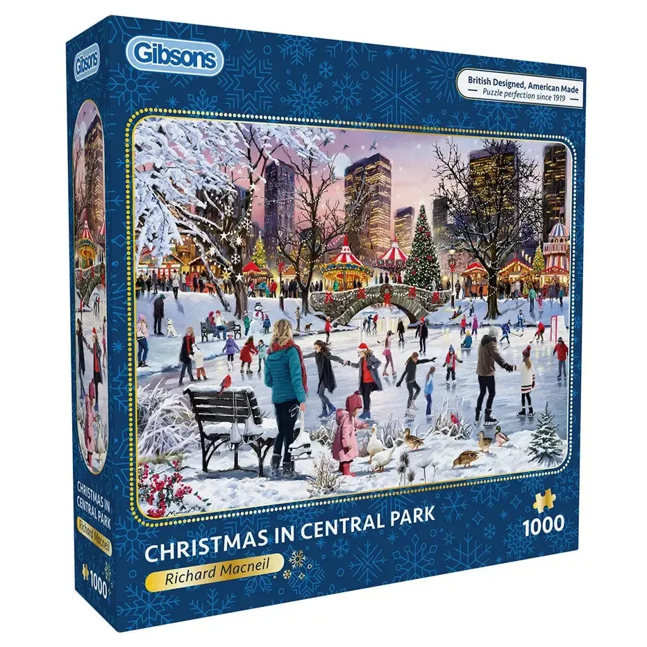 Christmas in Central Park 1000 Piece Jigsaw Puzzle Gibsons