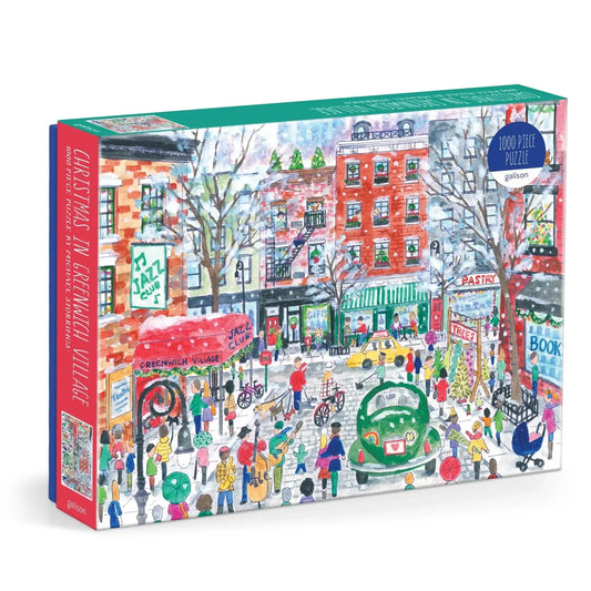 Christmas in Greenwich Village 1000 Piece Jigsaw Puzzle Galison