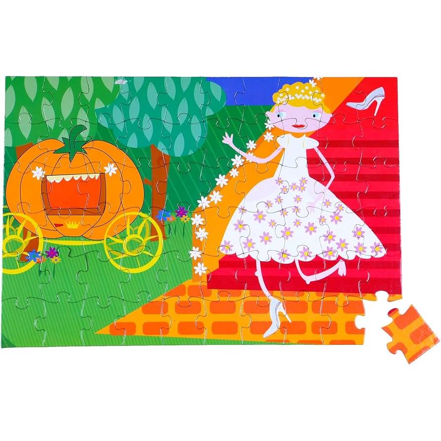 Cinderella 48 Piece Jigsaw Puzzle Purple Cow