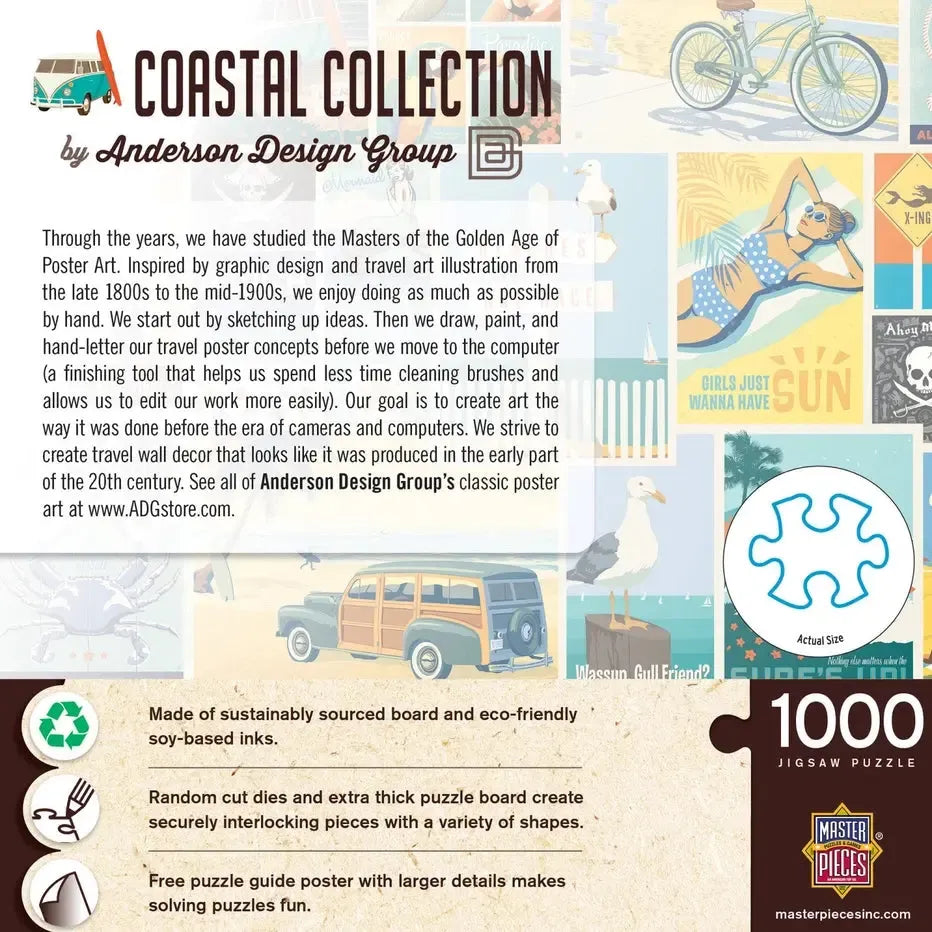 Coastal Collection by Anderson Design 1000 Piece Jigsaw Puzzle MasterPieces