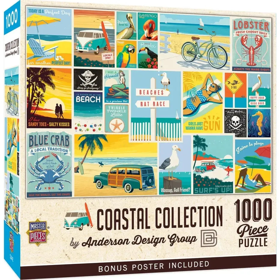 Coastal Collection by Anderson Design 1000 Piece Jigsaw Puzzle MasterPieces