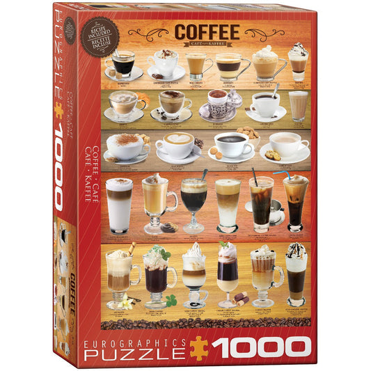 Coffee 1000 Piece Jigsaw Puzzle Eurographics