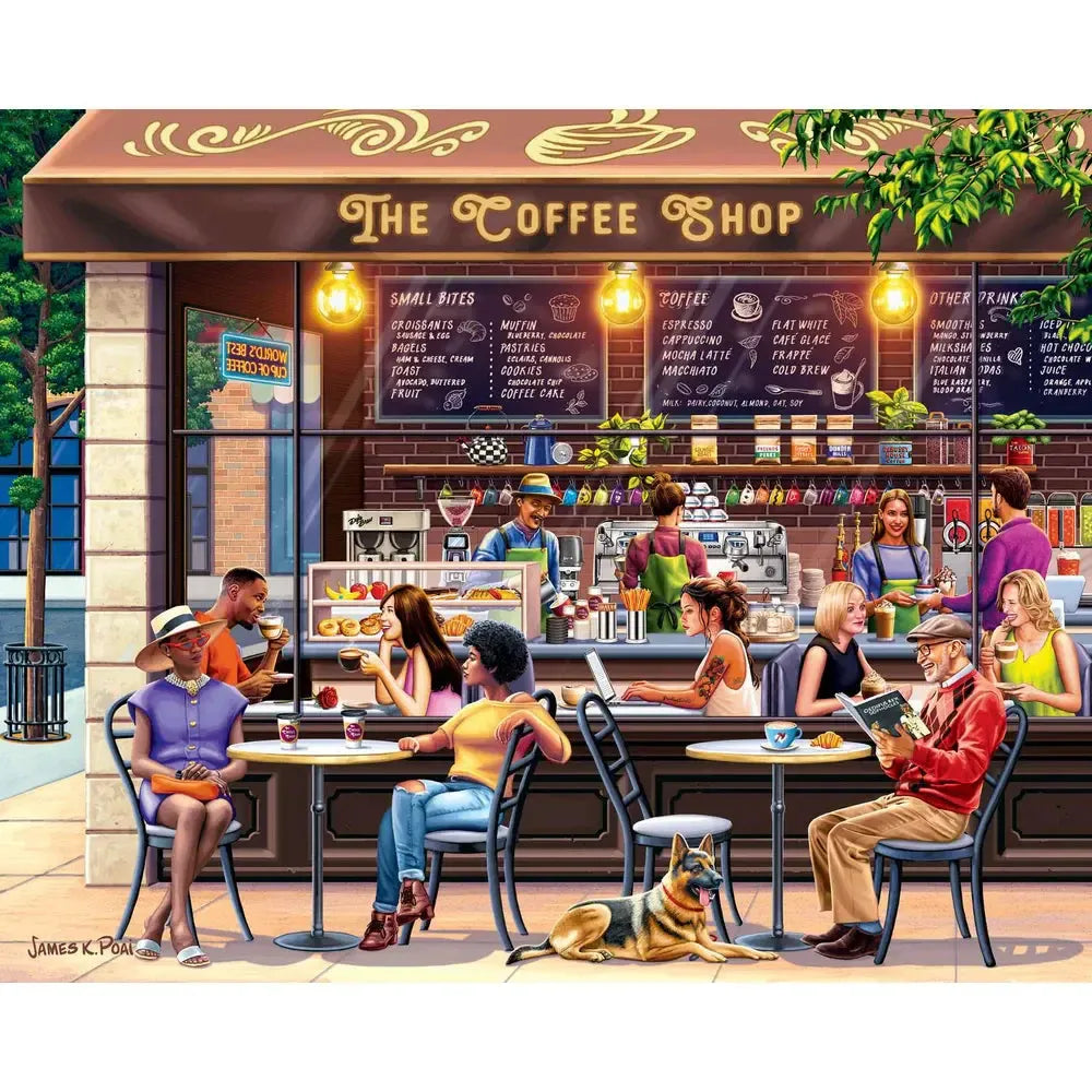 Coffee Shop 210 Piece Jigsaw Puzzle Boardwalk