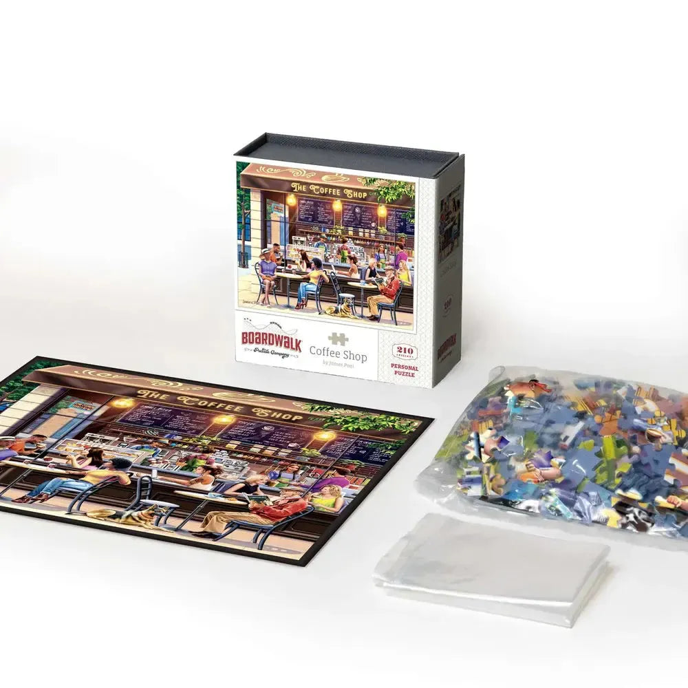 Coffee Shop 210 Piece Jigsaw Puzzle Boardwalk