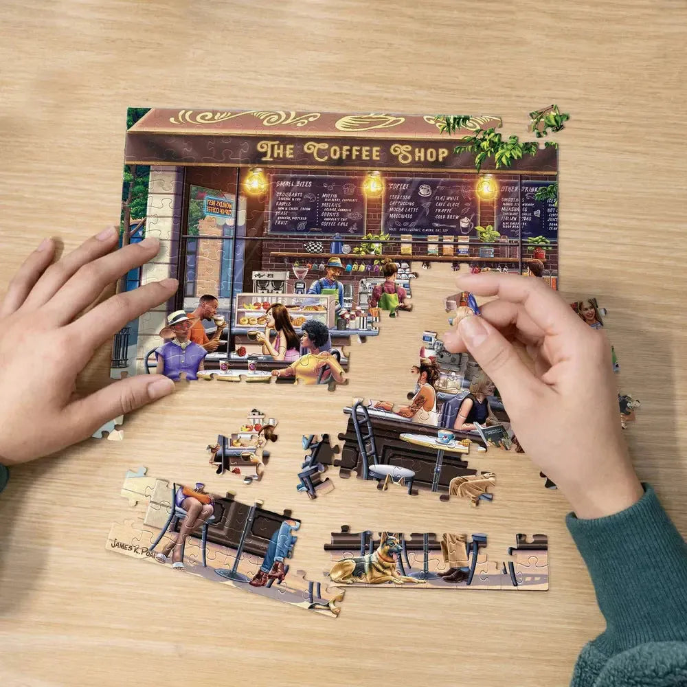 Coffee Shop 210 Piece Jigsaw Puzzle Boardwalk