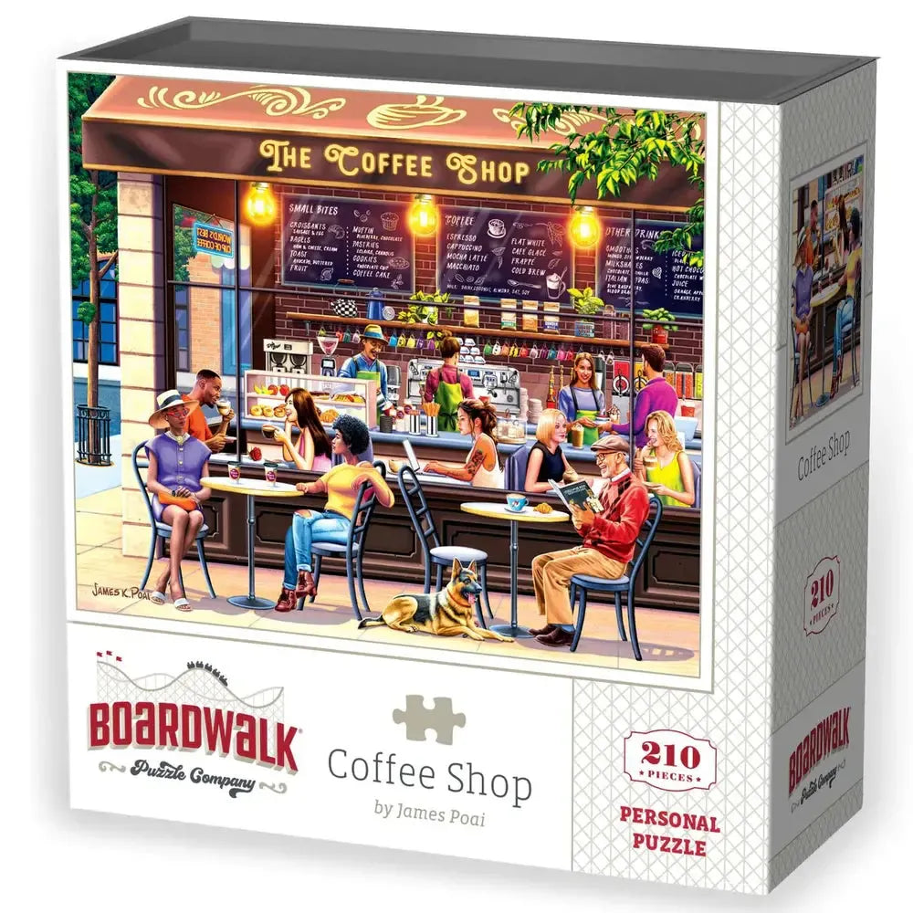 Coffee Shop 210 Piece Jigsaw Puzzle Boardwalk