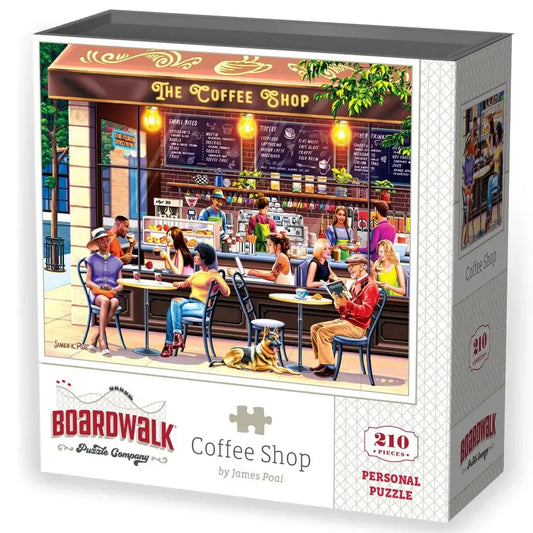 Coffee Shop 210 Piece Jigsaw Puzzle Boardwalk