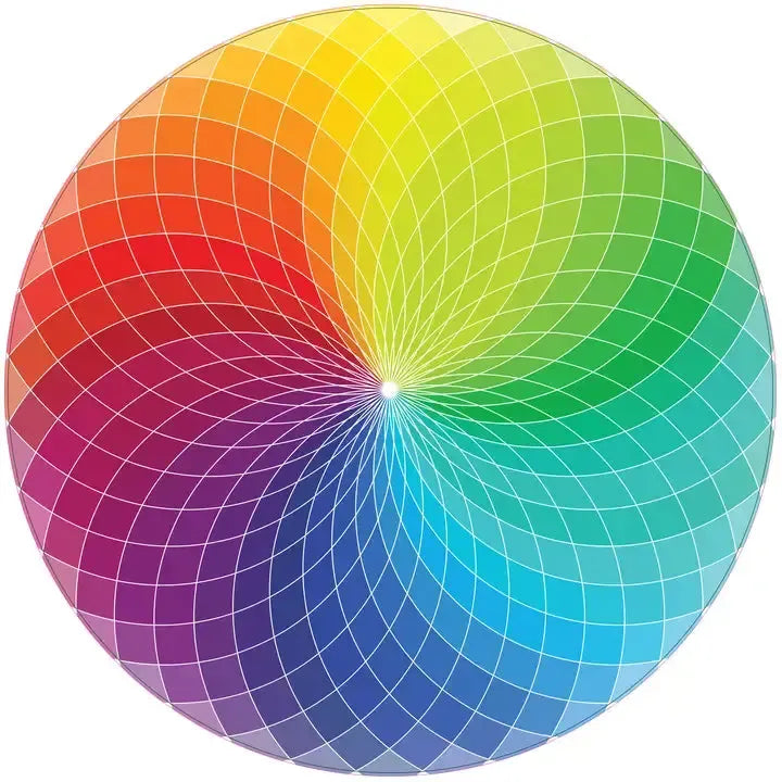 Color Wheel 1000 Piece Round Jigsaw Puzzle Peter Pauper