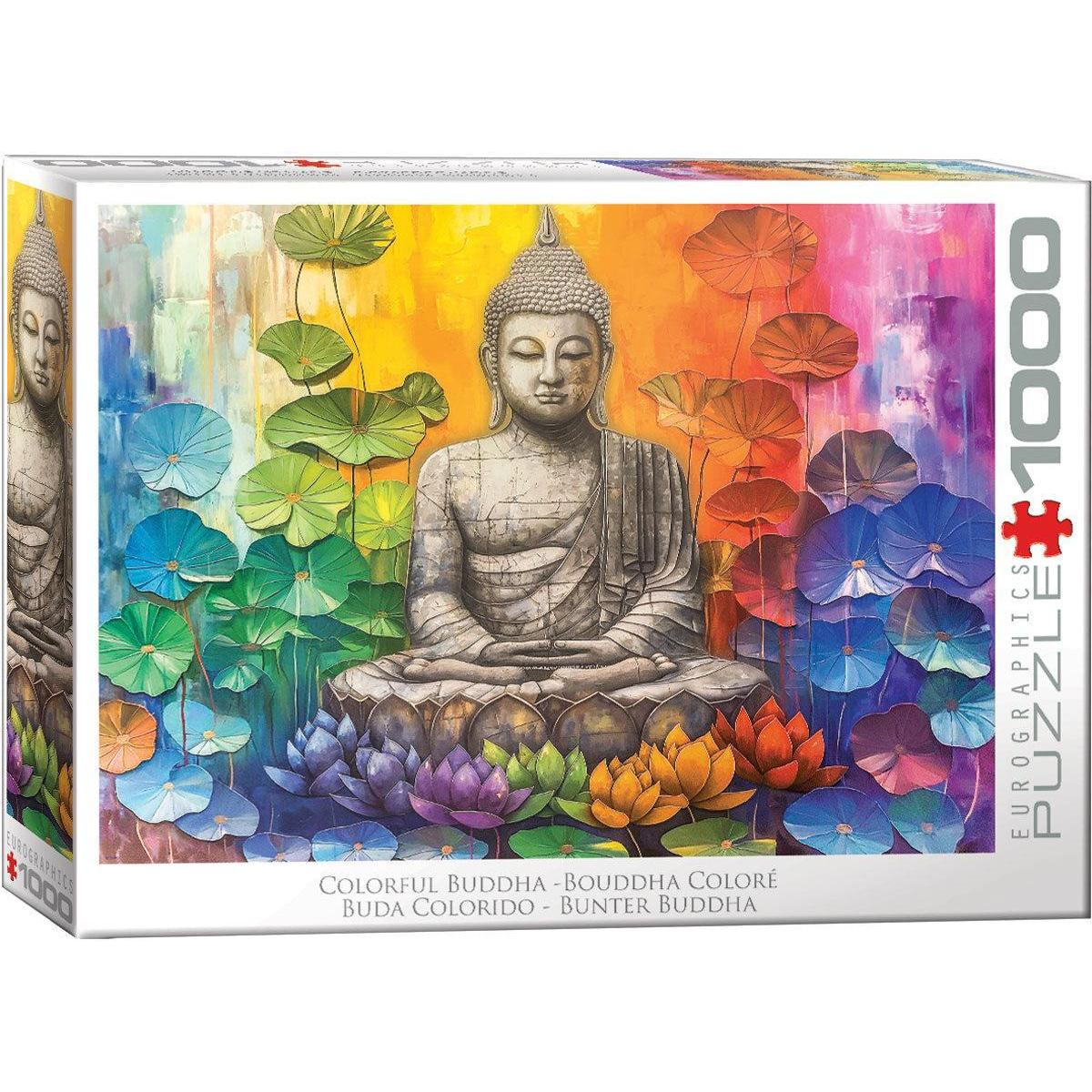 Colorful Buddha 1000 Piece Jigsaw Puzzle Eurographics