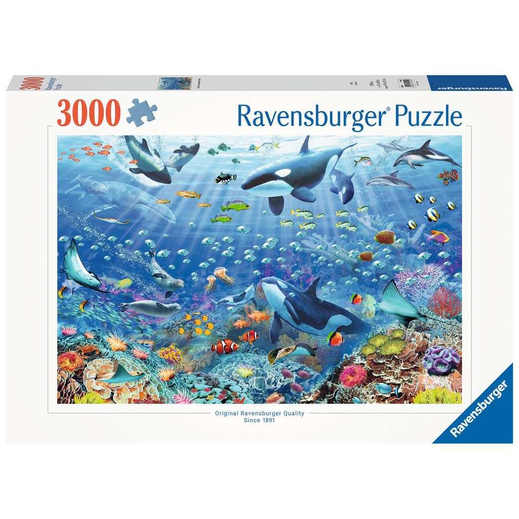 Colorful Underwater World 3000 Piece Jigsaw Puzzle Ravensburger