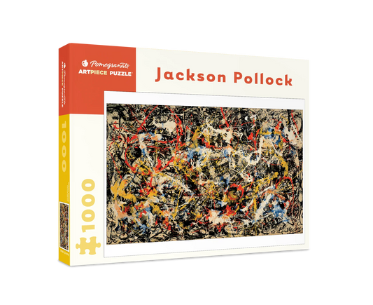 Convergence by Jackson Pollock 1000 Piece Jigsaw Puzzle Pomegranate