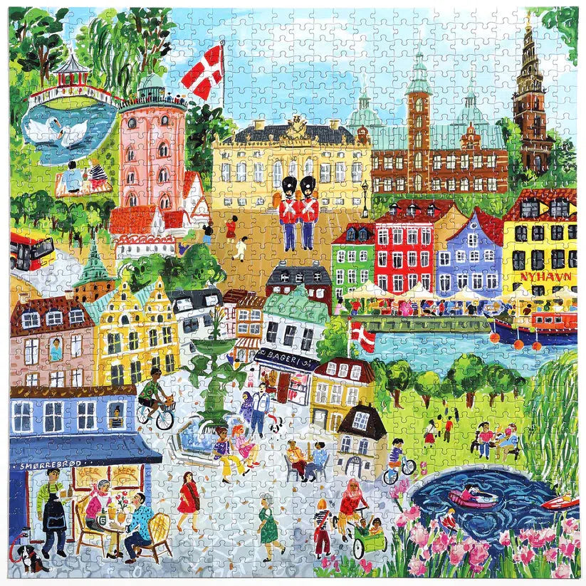 Copenhagen 1000 Piece Jigsaw Puzzle eeBoo