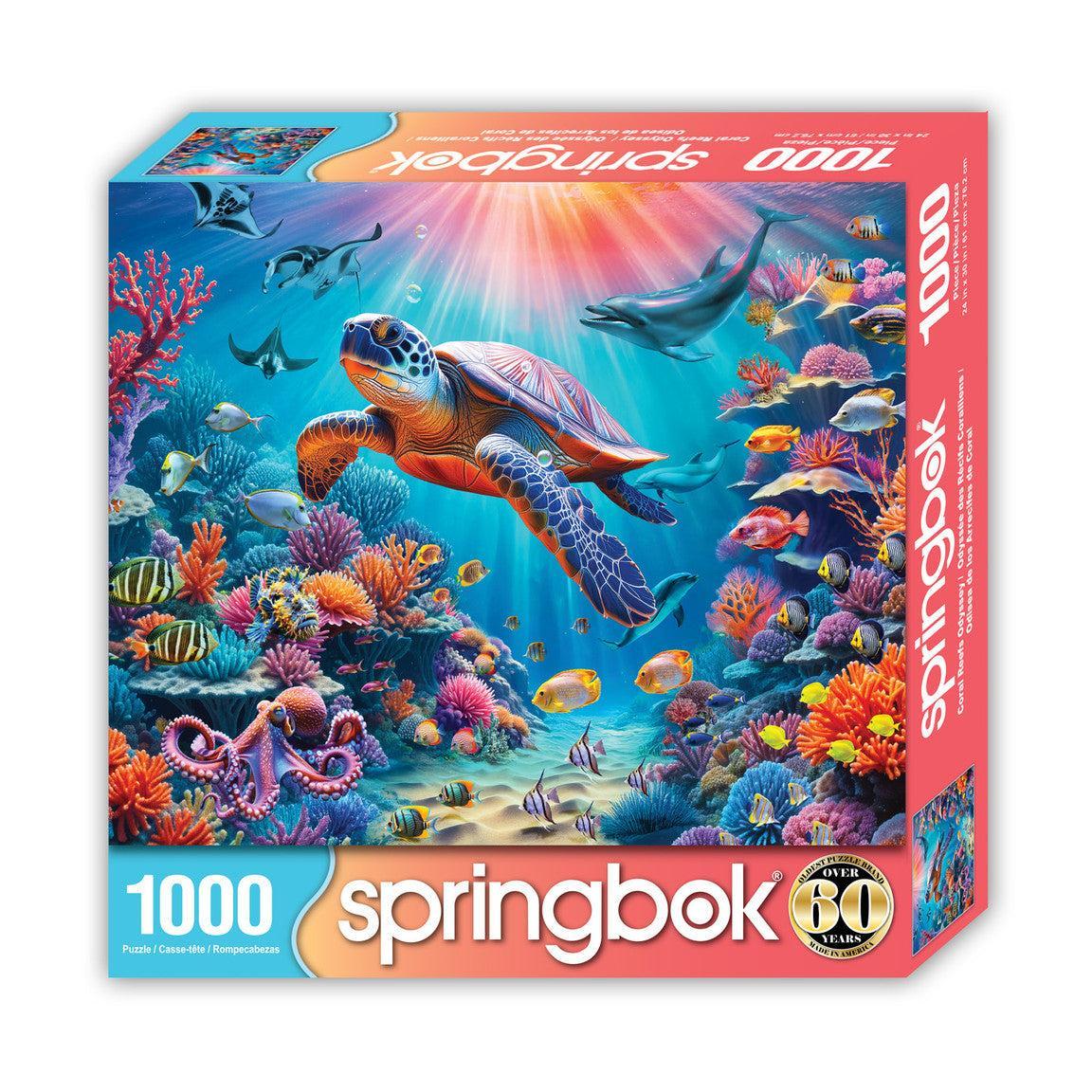 Coral Reefs Odyssey 1000 Piece Jigsaw Puzzle Springbok