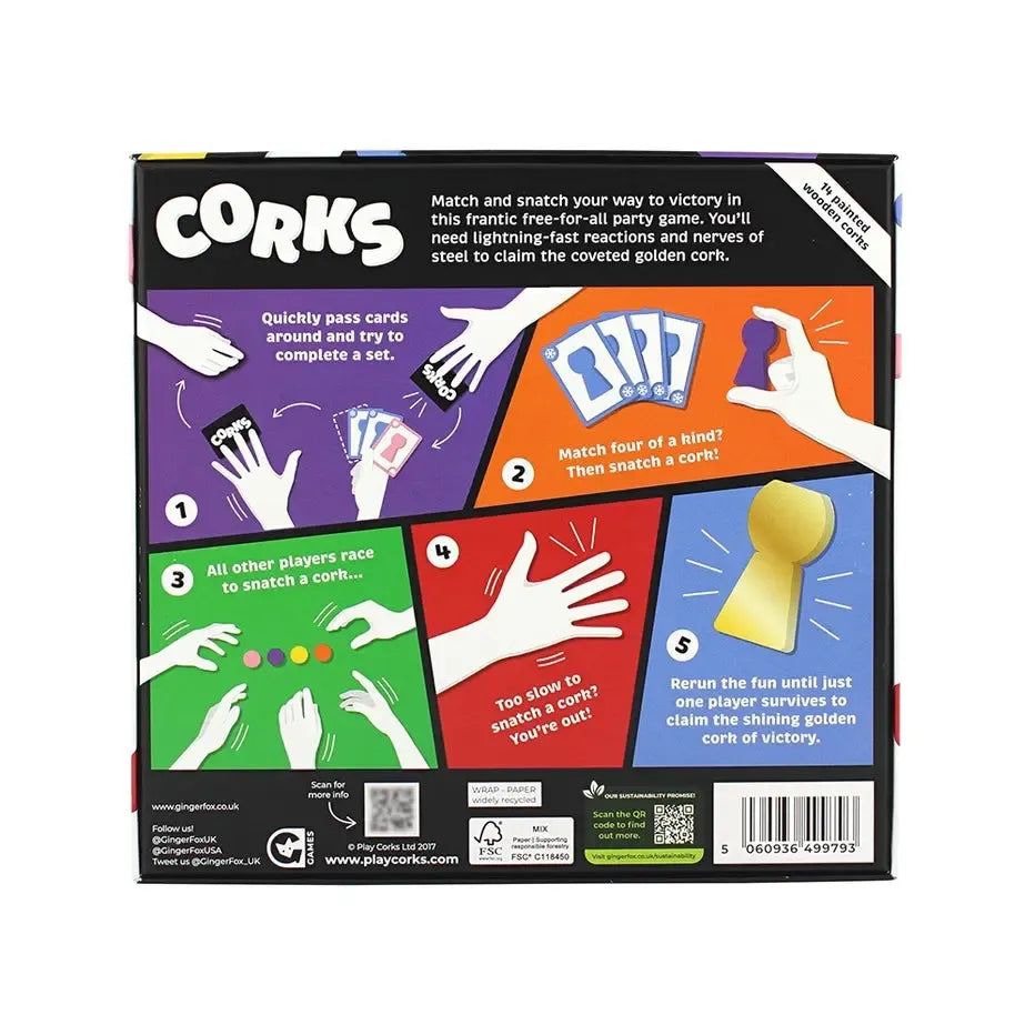 Corks - Match & Snatch Party Game - Professor Puzzle