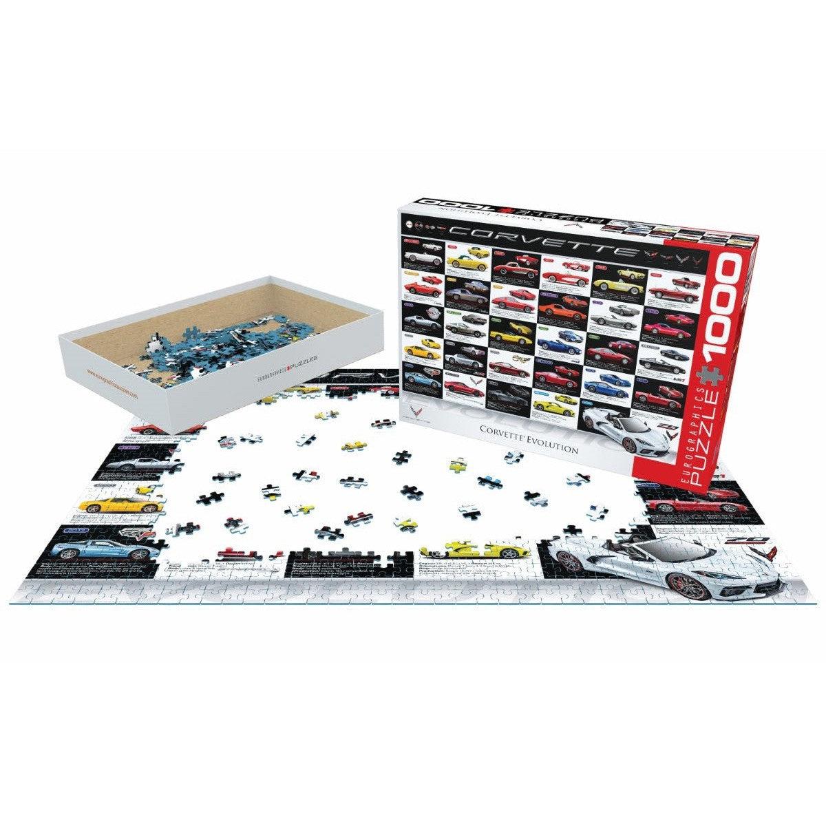 Corvette Evolution 1000 Piece Jigsaw Puzzle Eurographics