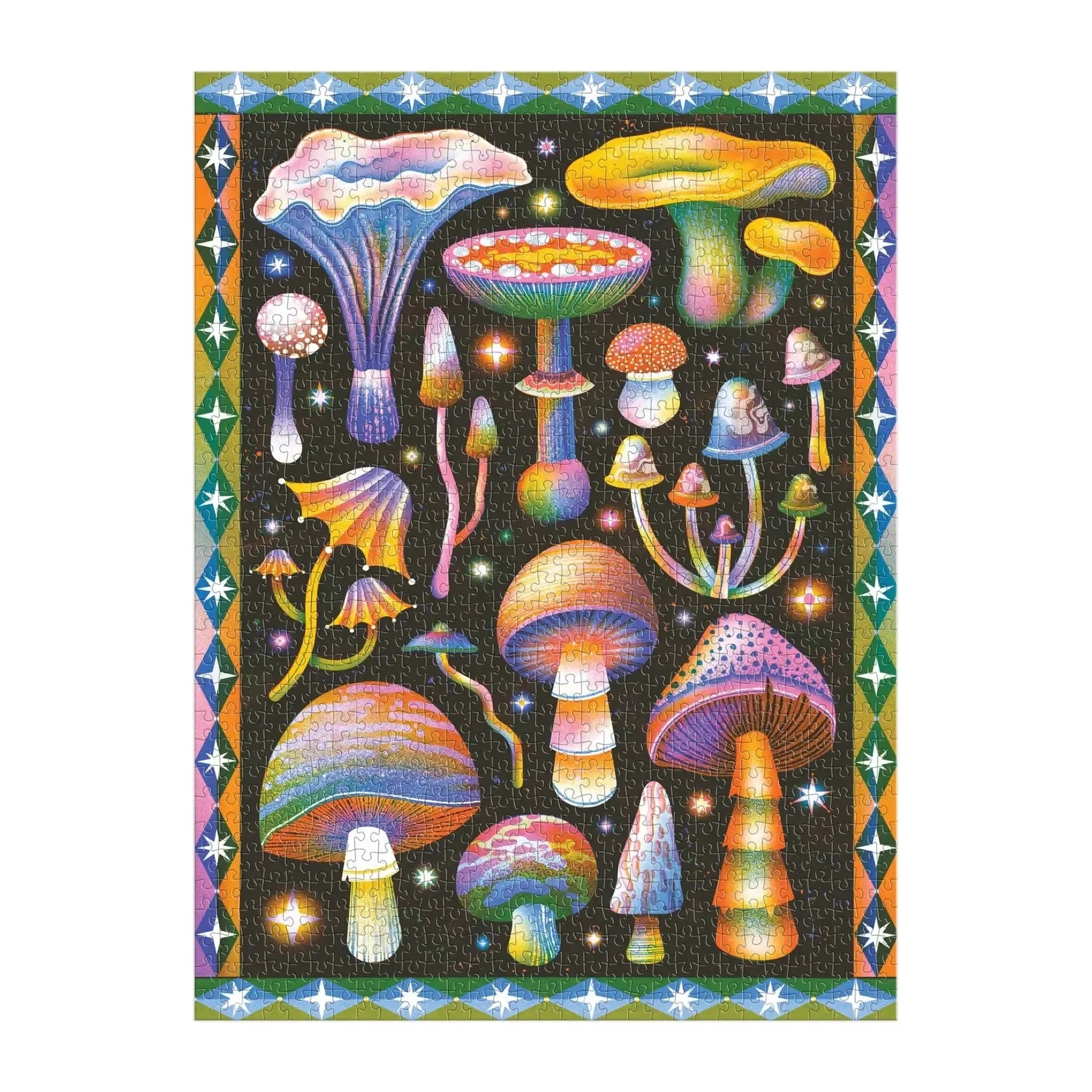 Cosmic Mushrooms 1000 Piece Jigsaw Puzzle Galison
