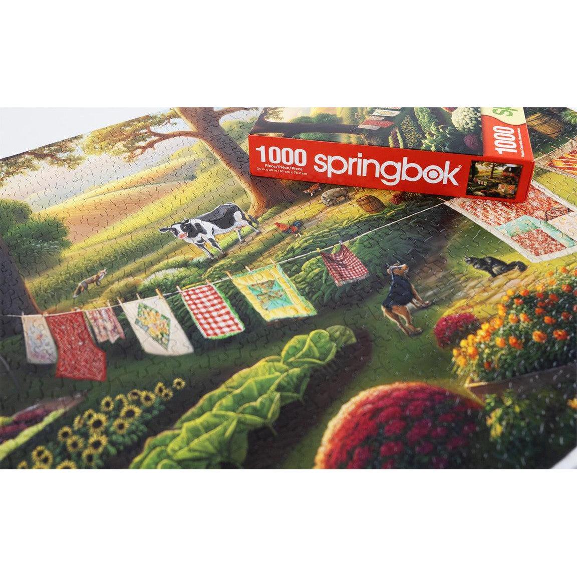 Country Farm Life 1000 Piece Jigsaw Puzzle Springbok