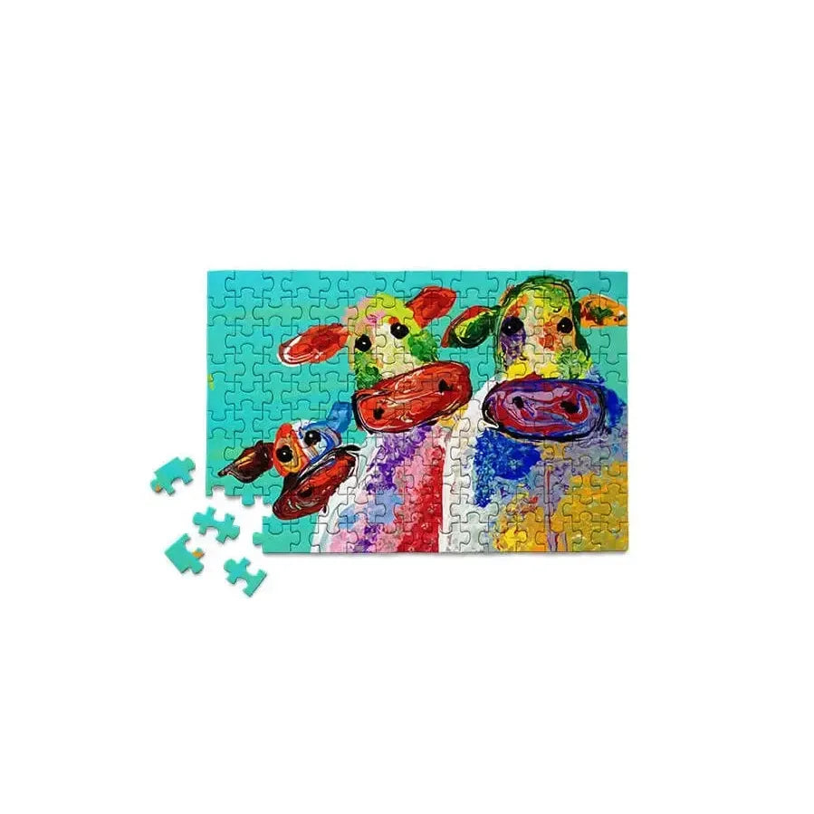 Cows 150 Piece Mini Jigsaw Puzzle Micro Puzzles