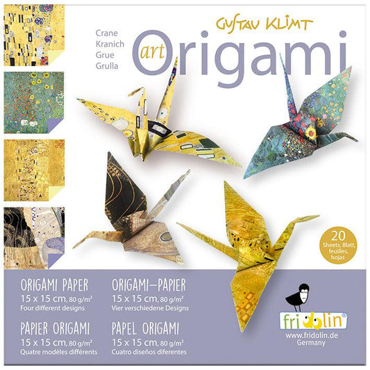 Crane Gustav Klimt Art Origami Kit Fridolin