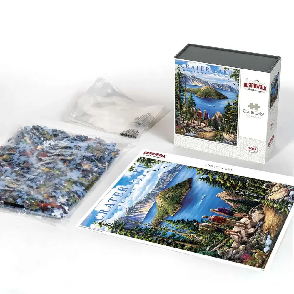 Crater Lake National Park 500 Piece Jigsaw Puzzle Boardwalk