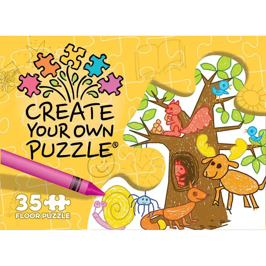 Create Your Own 35 Piece Floor Jigsaw Puzzle Cobble Hill