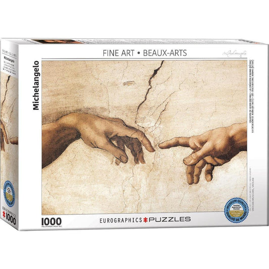 Creation of Adam (Detail) 1000 Piece Jigsaw Puzzle Eurographics