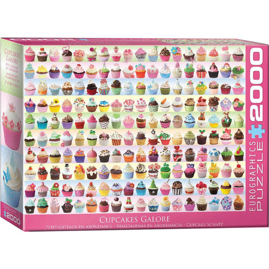 Cupcakes Galore 2000 Piece Jigsaw Puzzle Eurographics