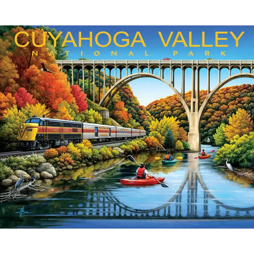 Cuyahoga Valley National Park 210 Piece Jigsaw Puzzle Boardwalk