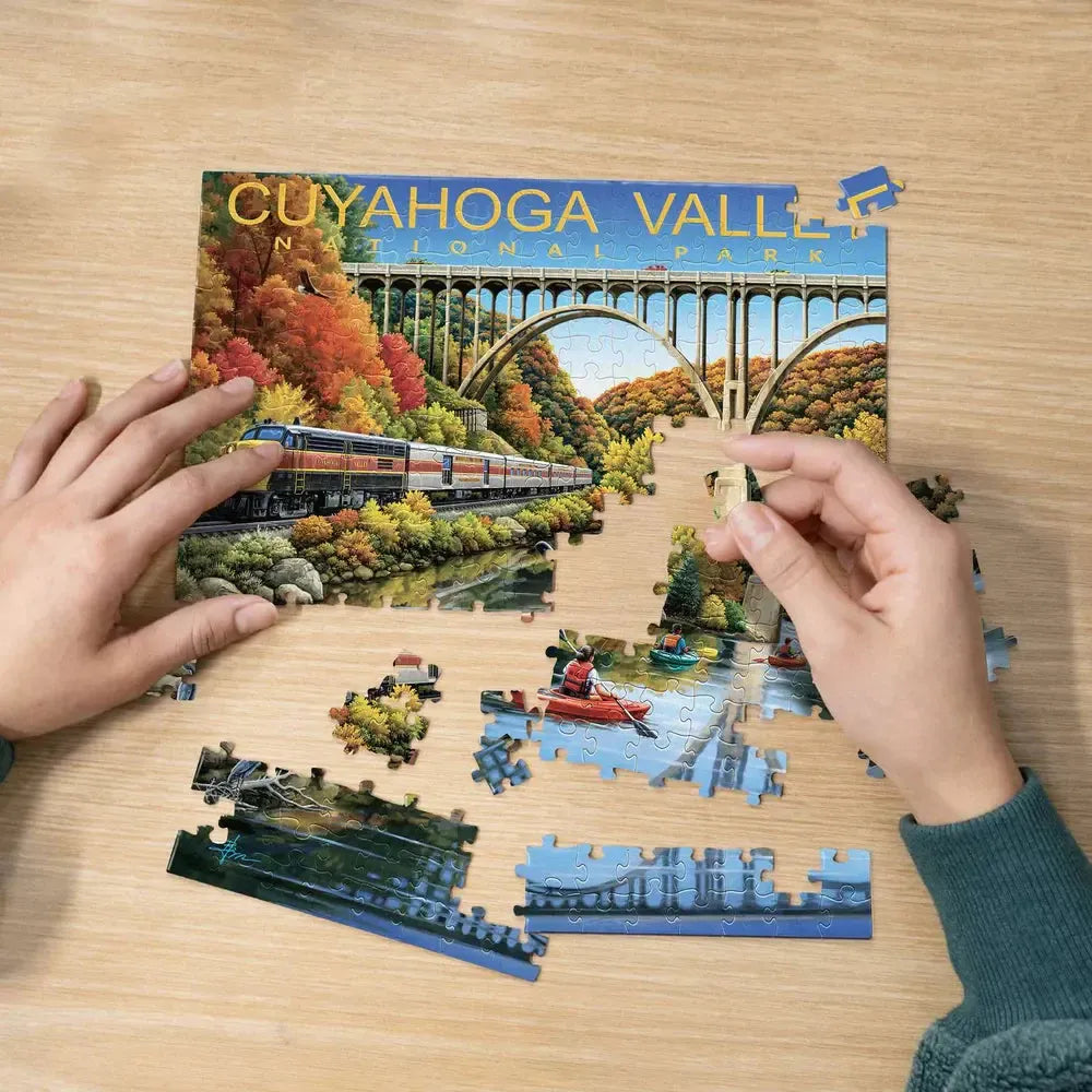 Cuyahoga Valley National Park 210 Piece Jigsaw Puzzle Boardwalk