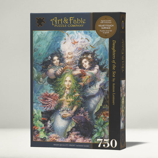 Daughters of the Ocean 750 Piece Premium Jigsaw Puzzle Art & Fable
